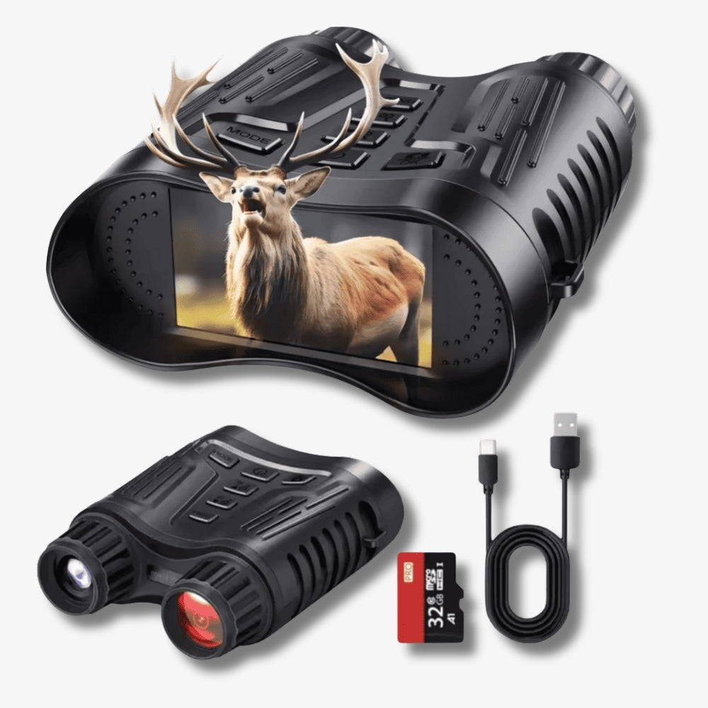 Jumelles vision nocturne 4K avec enregistrement