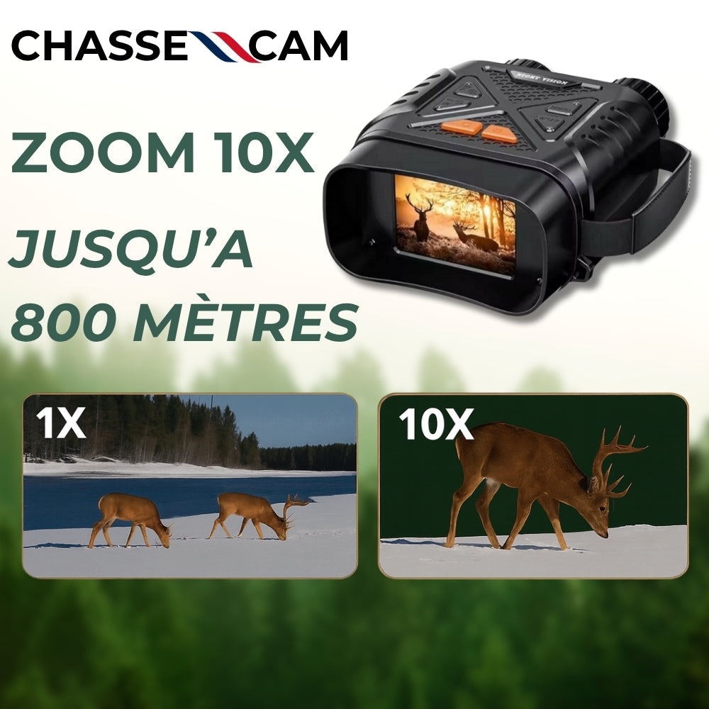 Jumelles vision nocturne HD avec écran intégré