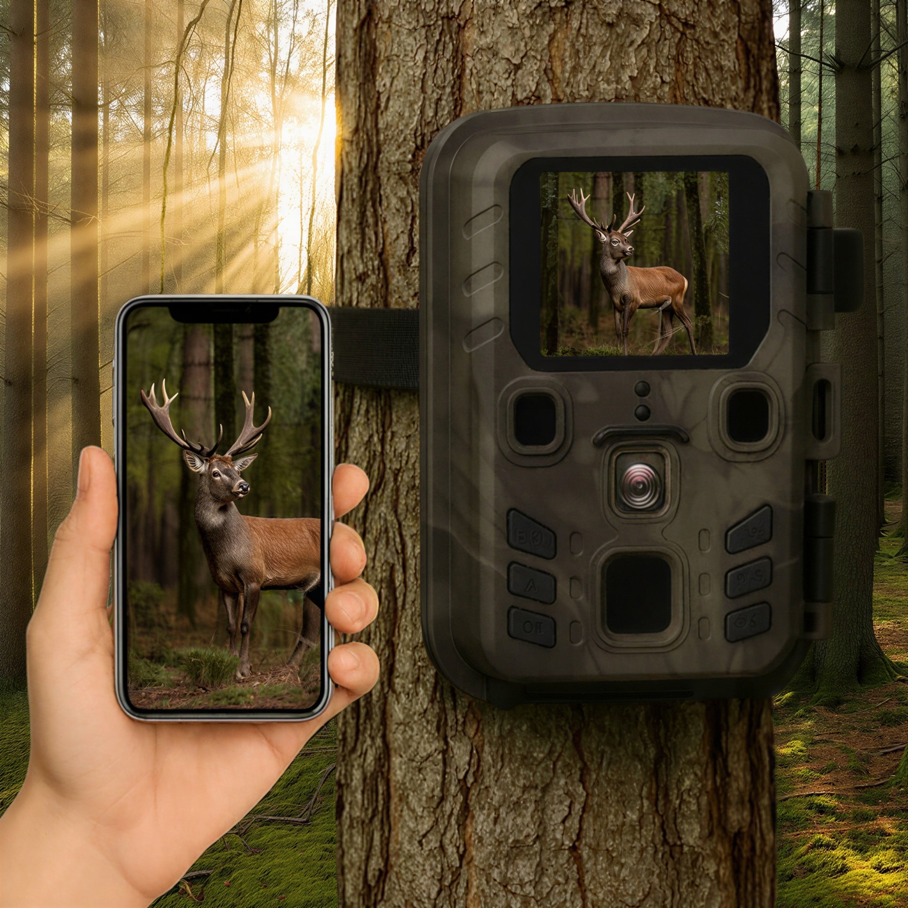 Caméra de chasse Wifi 4K