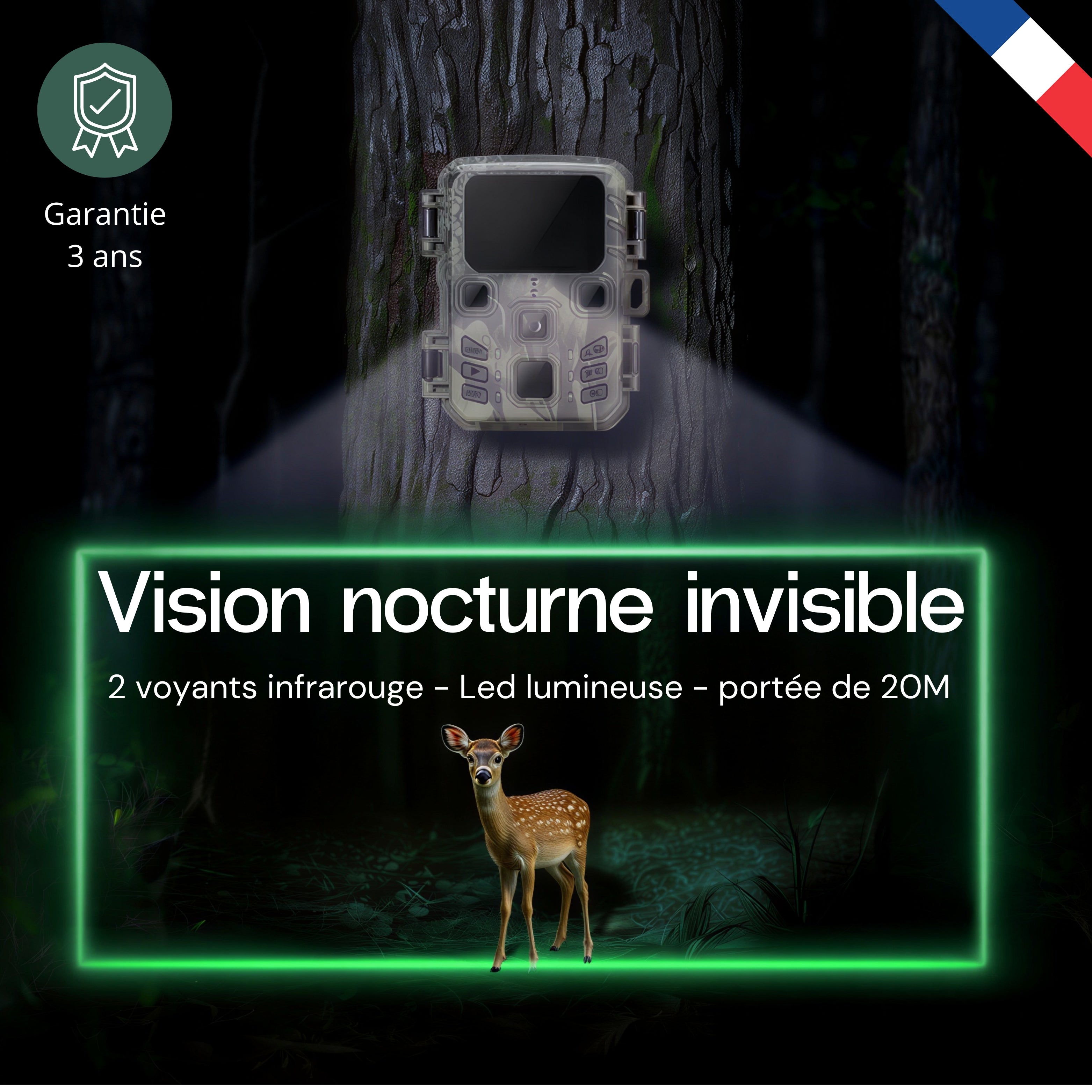 Caméra de chasse Wifi 4K