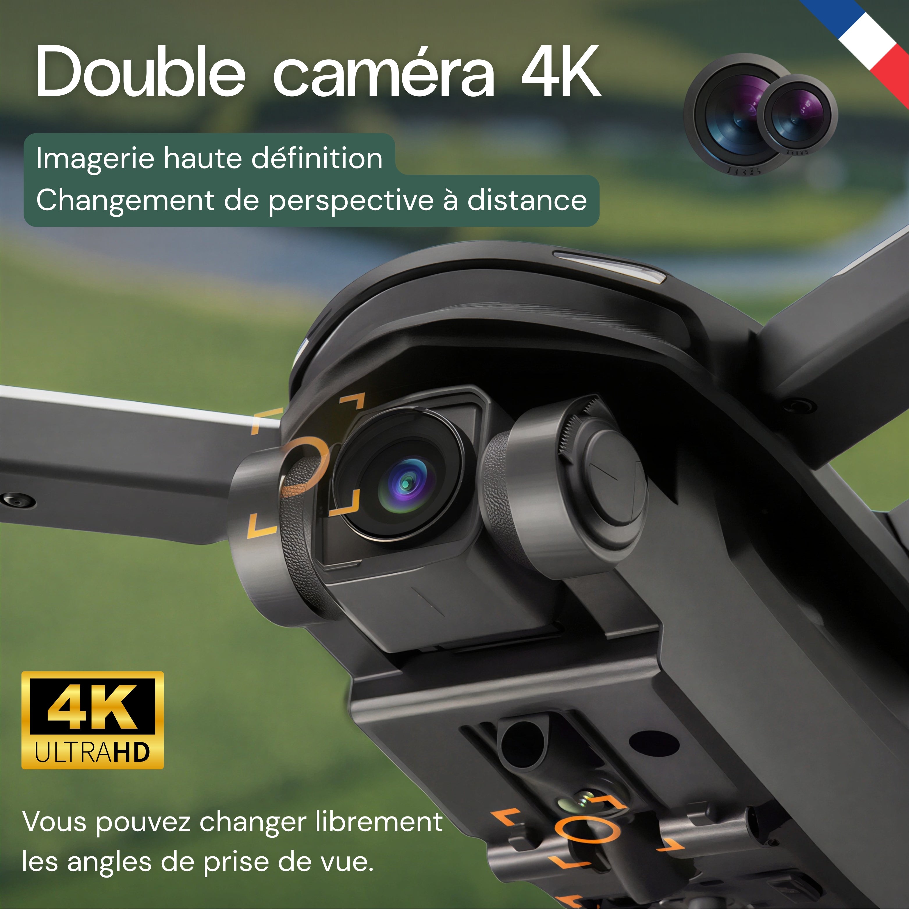 Drone vidéo 4k