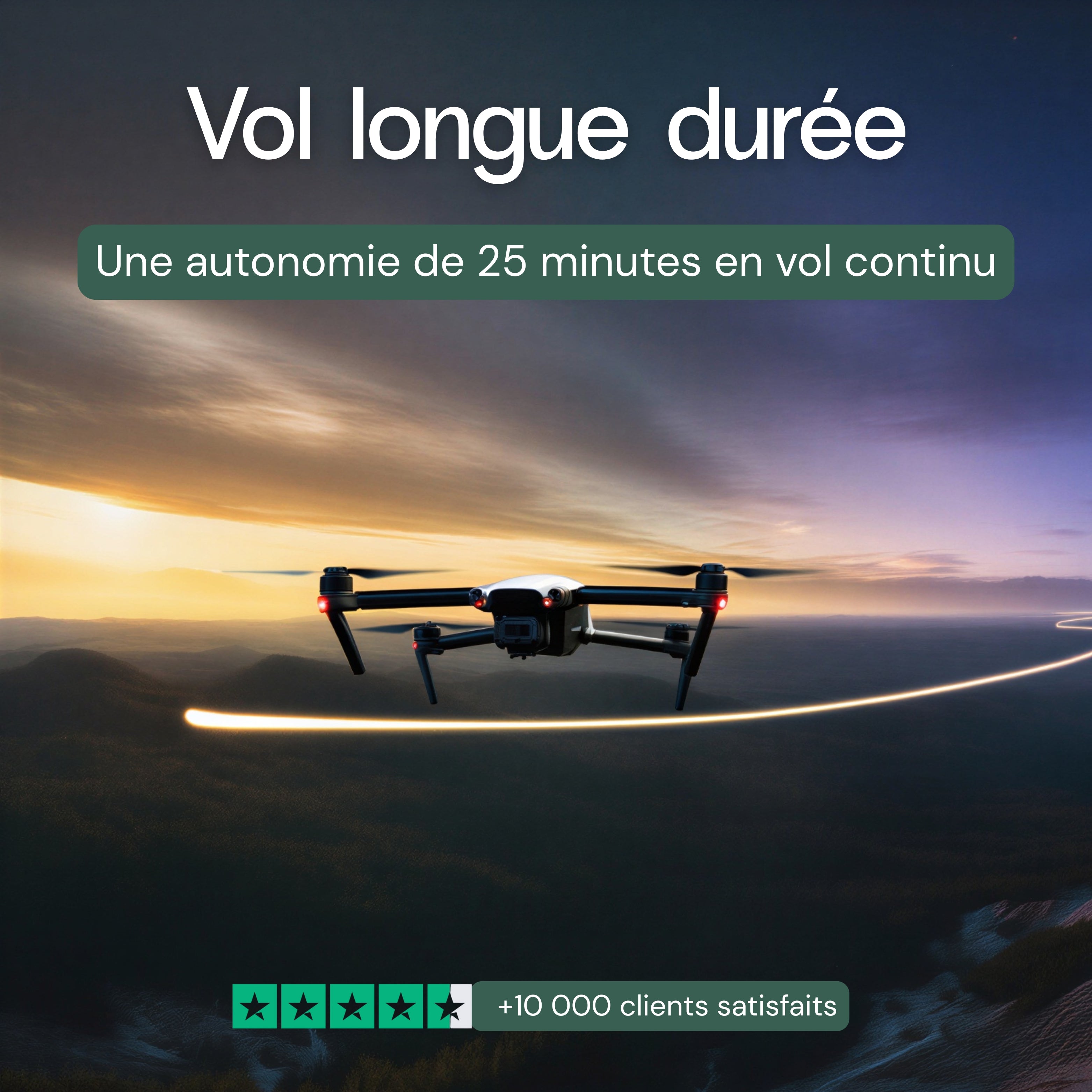 Drone vidéo 4k