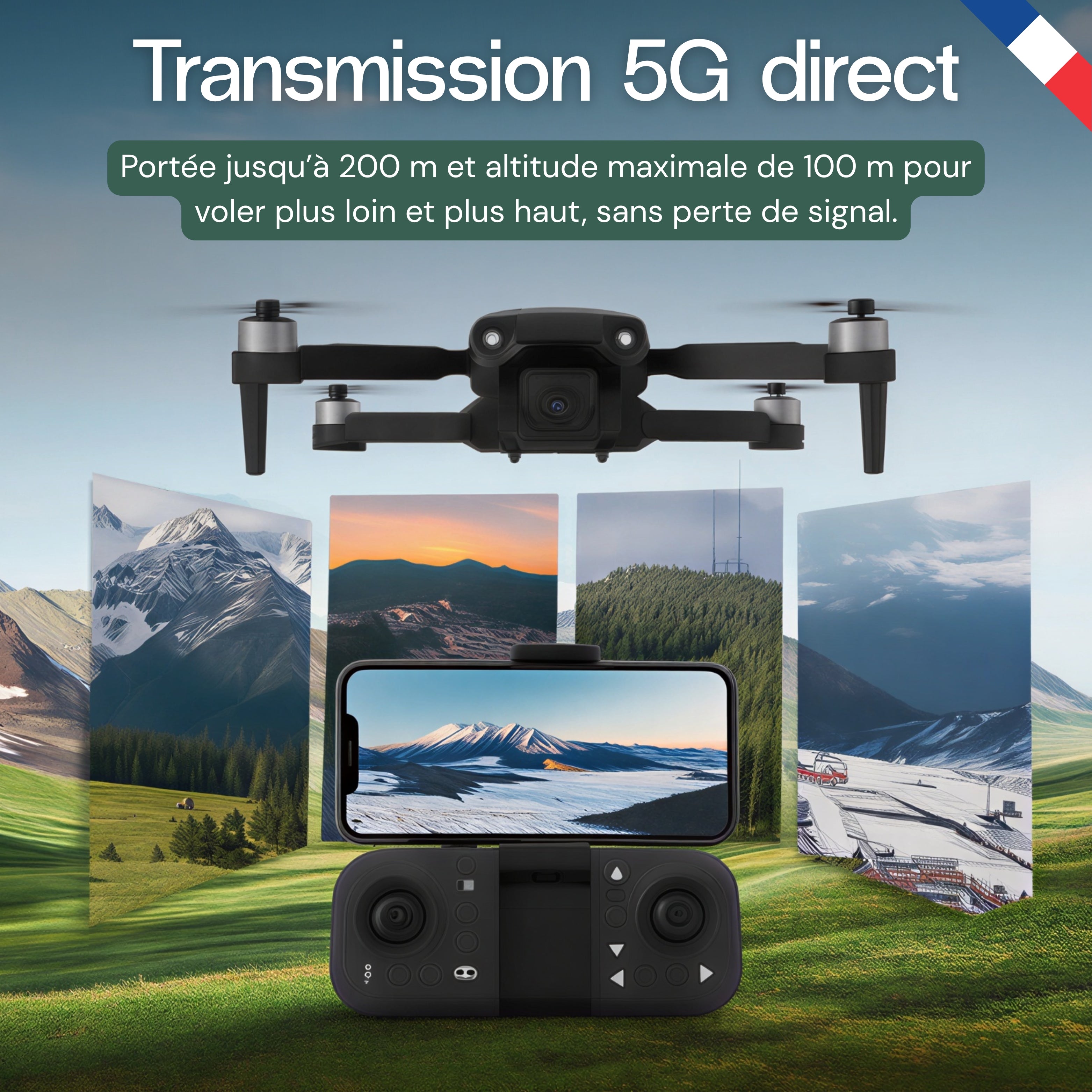 Drone vidéo full HD