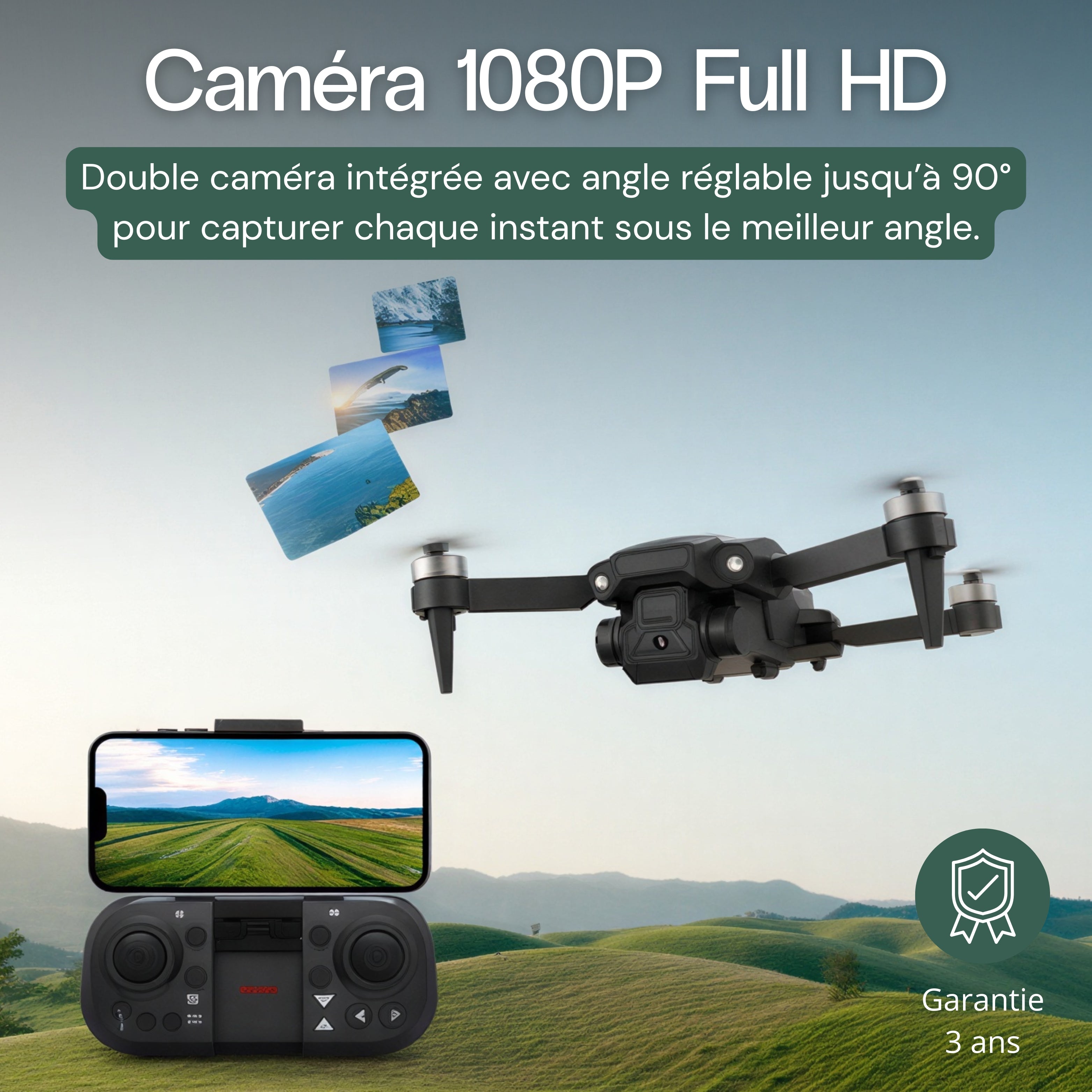 Drone vidéo full HD