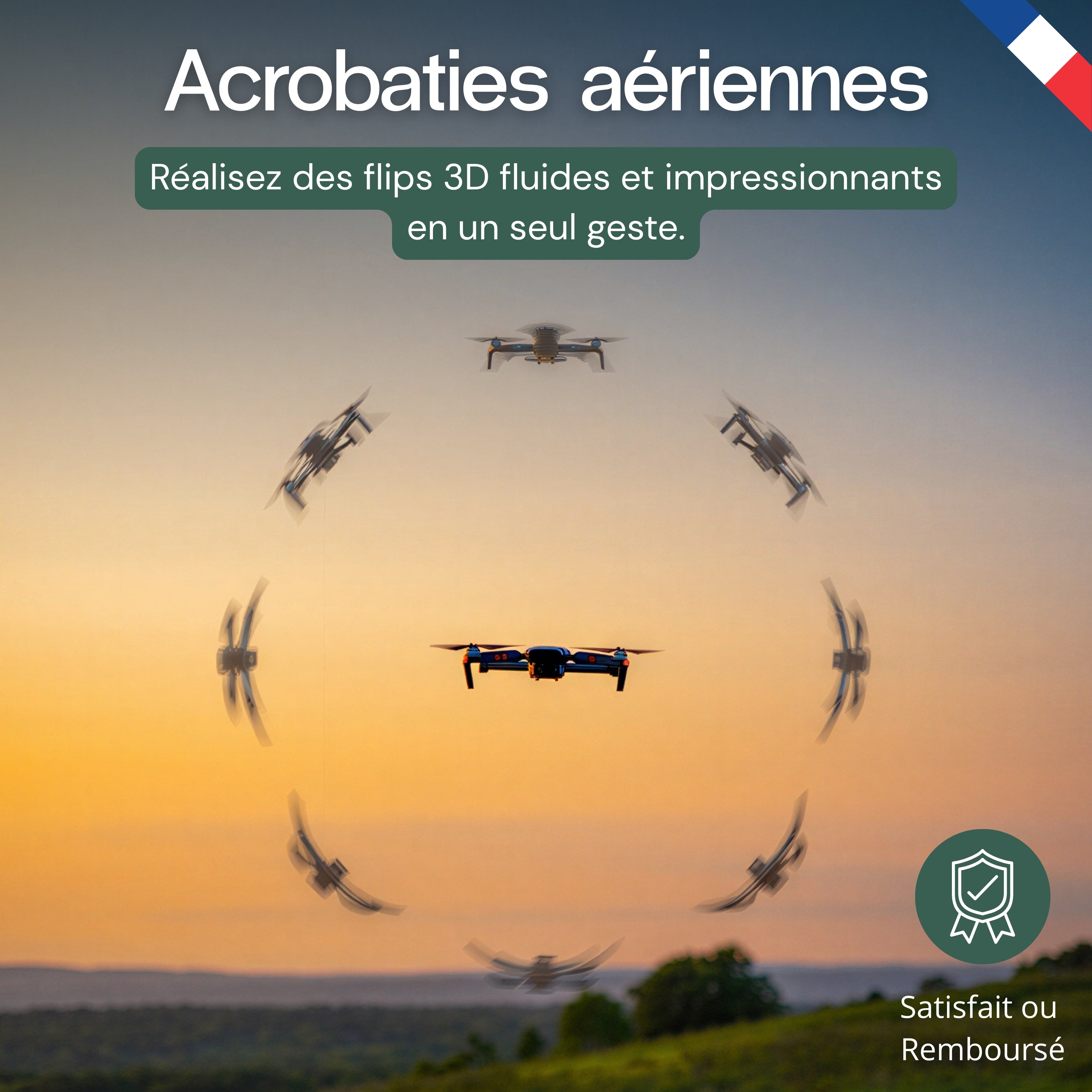 Drone vidéo full HD