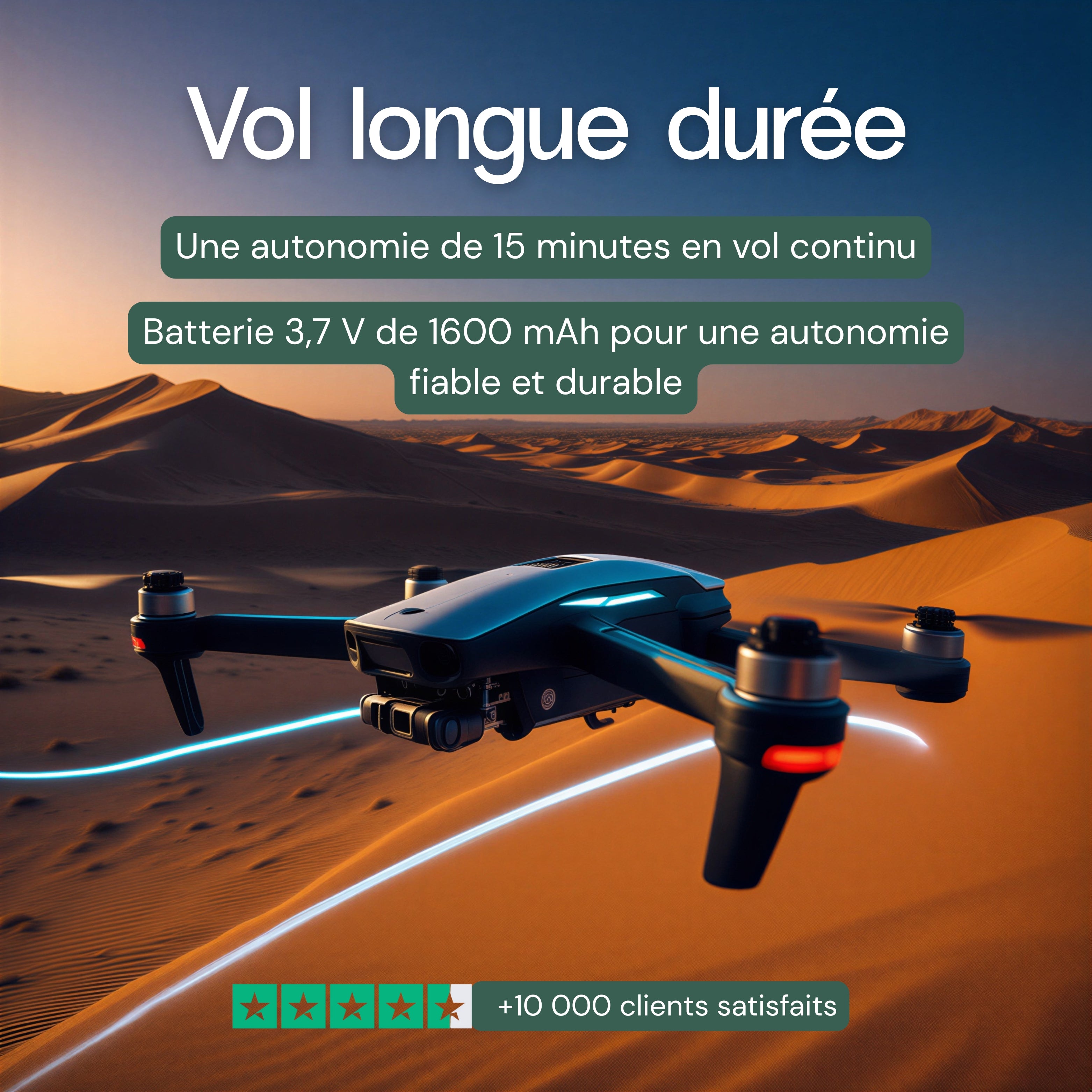 Drone vidéo full HD
