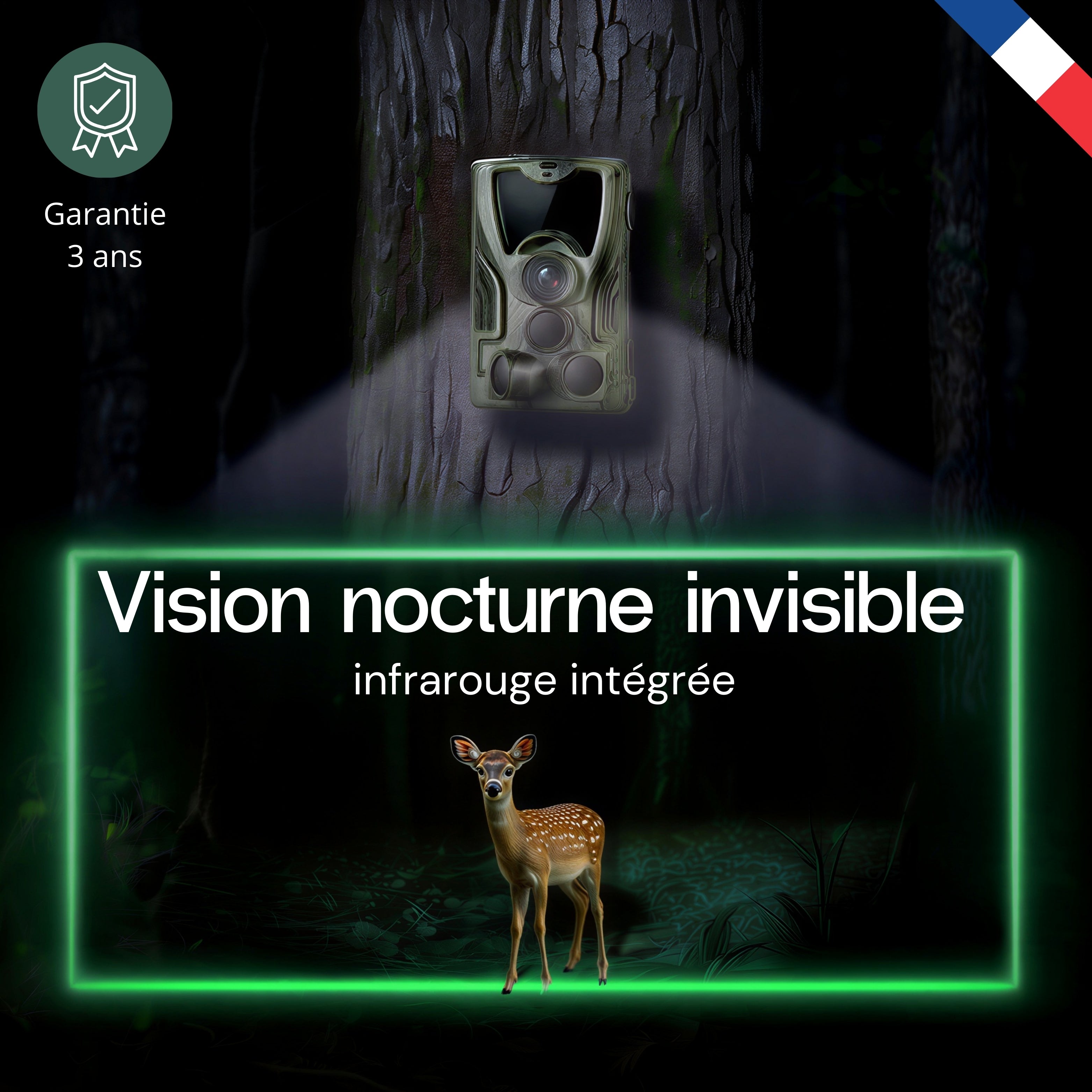 Caméra de chasse full HD avec écran