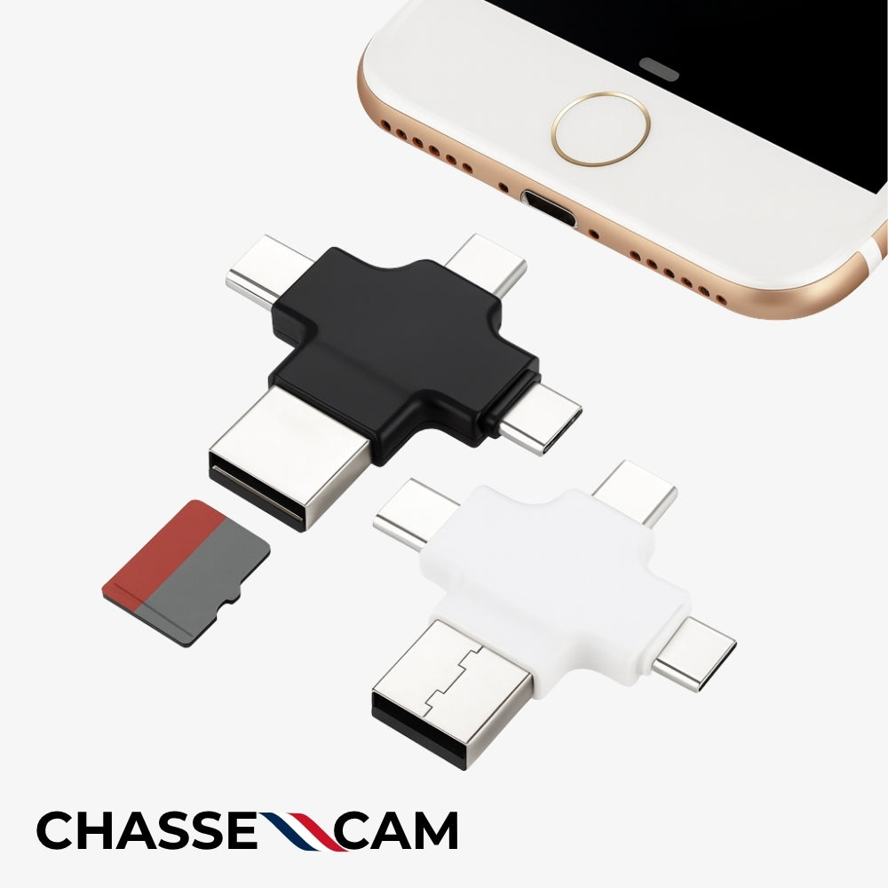 Adaptateur carte SD compatible iPhone & Android