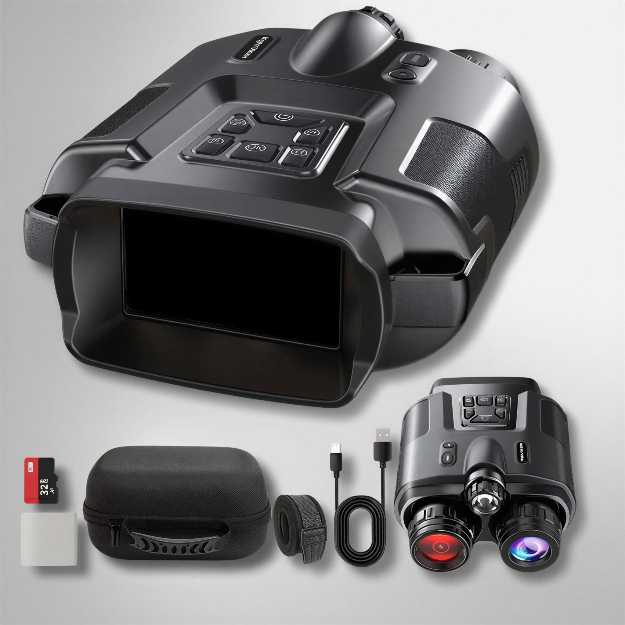 Jumelles vision nocturne 4K - Autonomie 20h