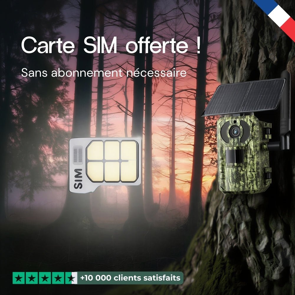 Caméra de chasse 4G solaire