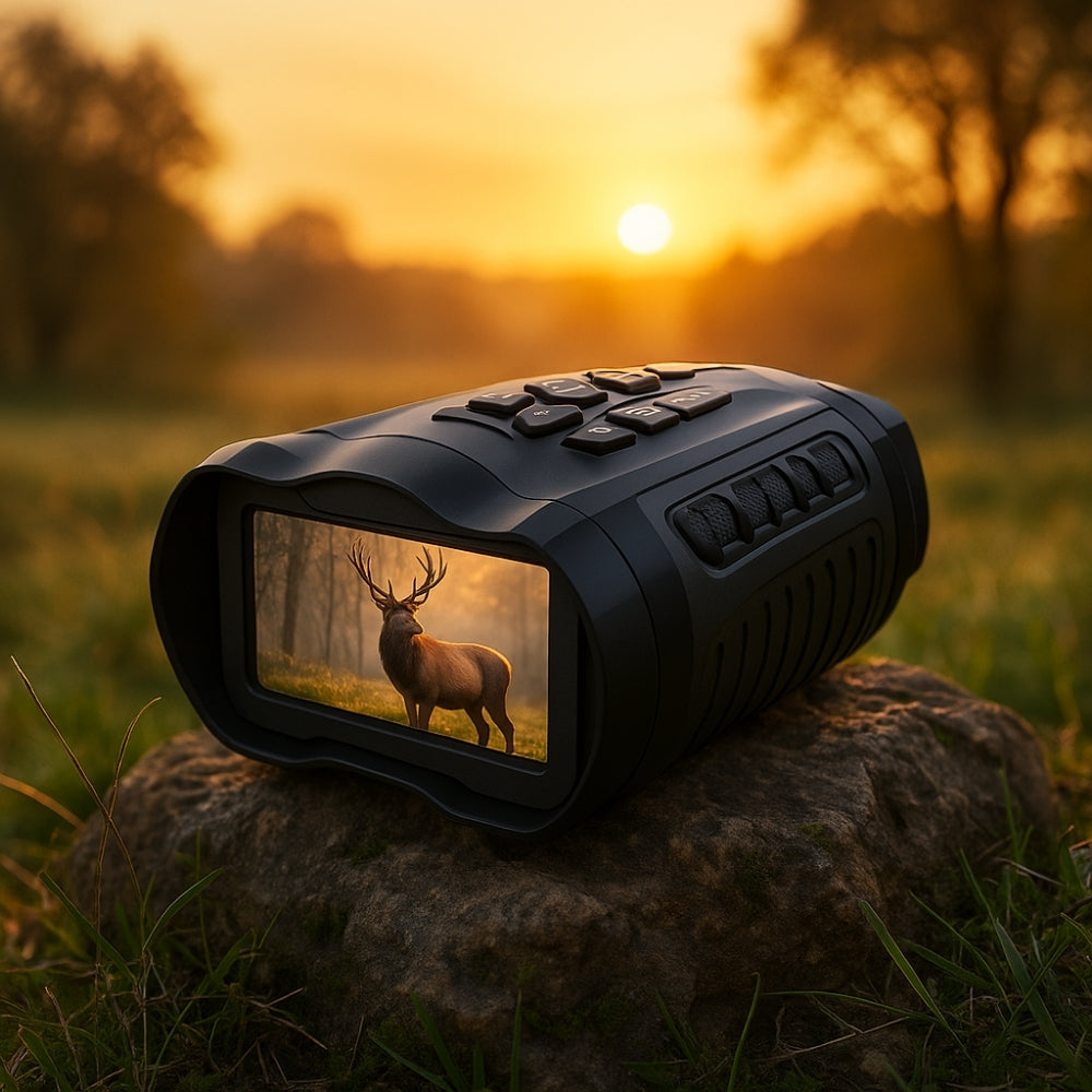 Jumelles vision nocturne 4K avec Zoom 10X & Batterie longue durée