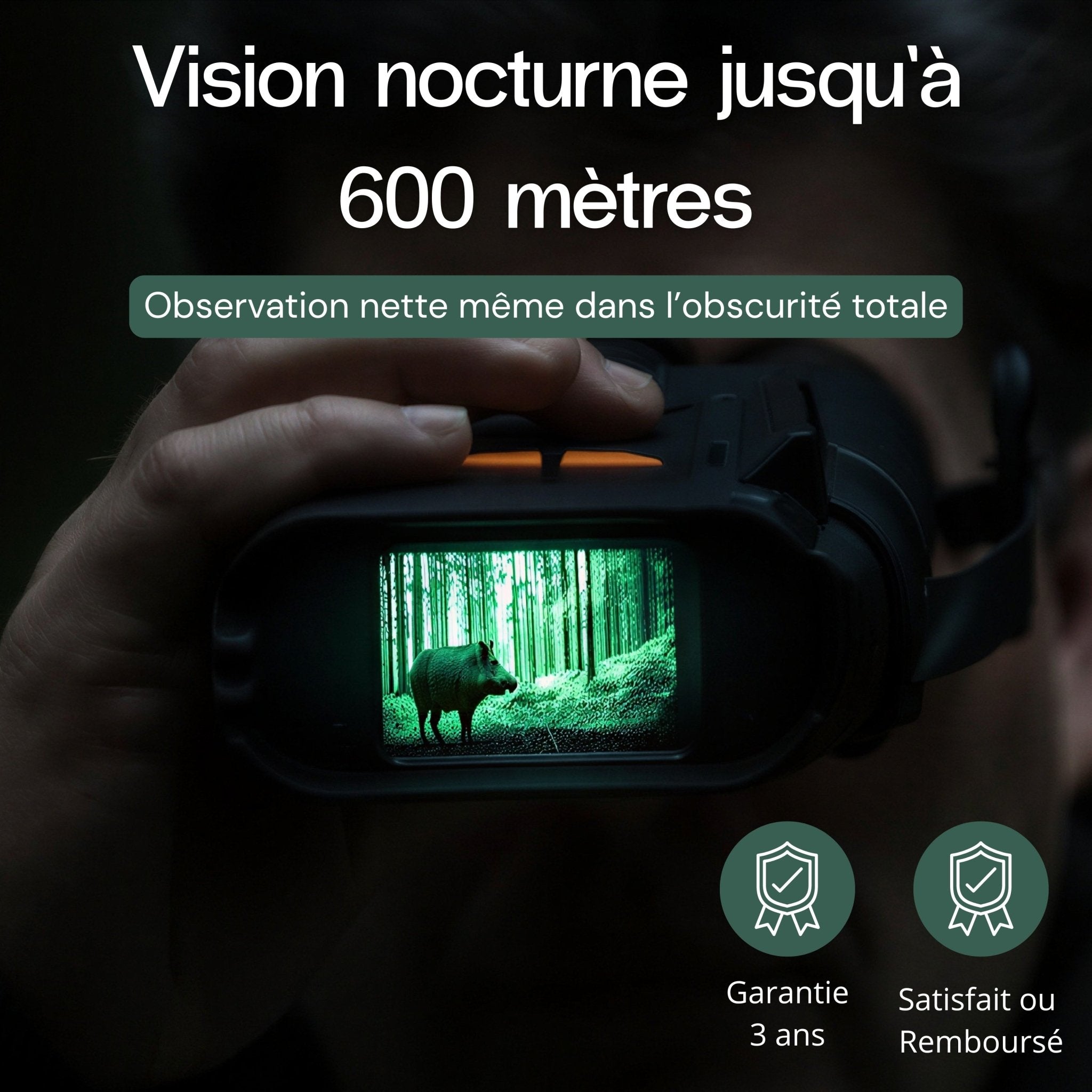 Jumelles vision nocturne HD