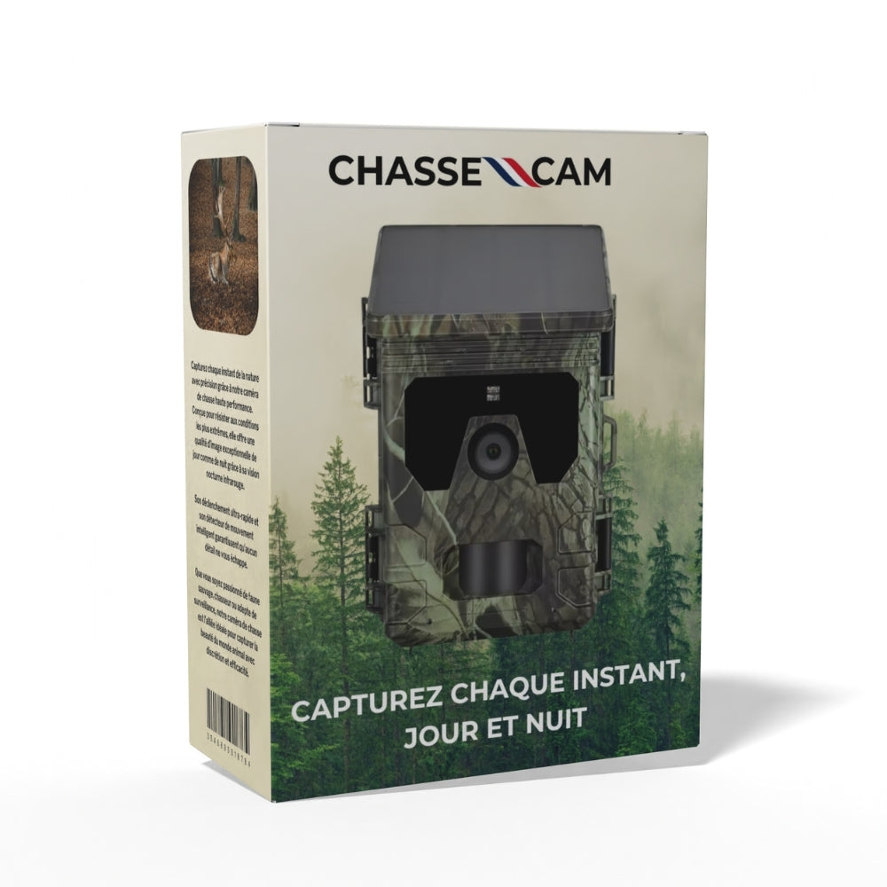 Caméra de chasse solaire avec écran