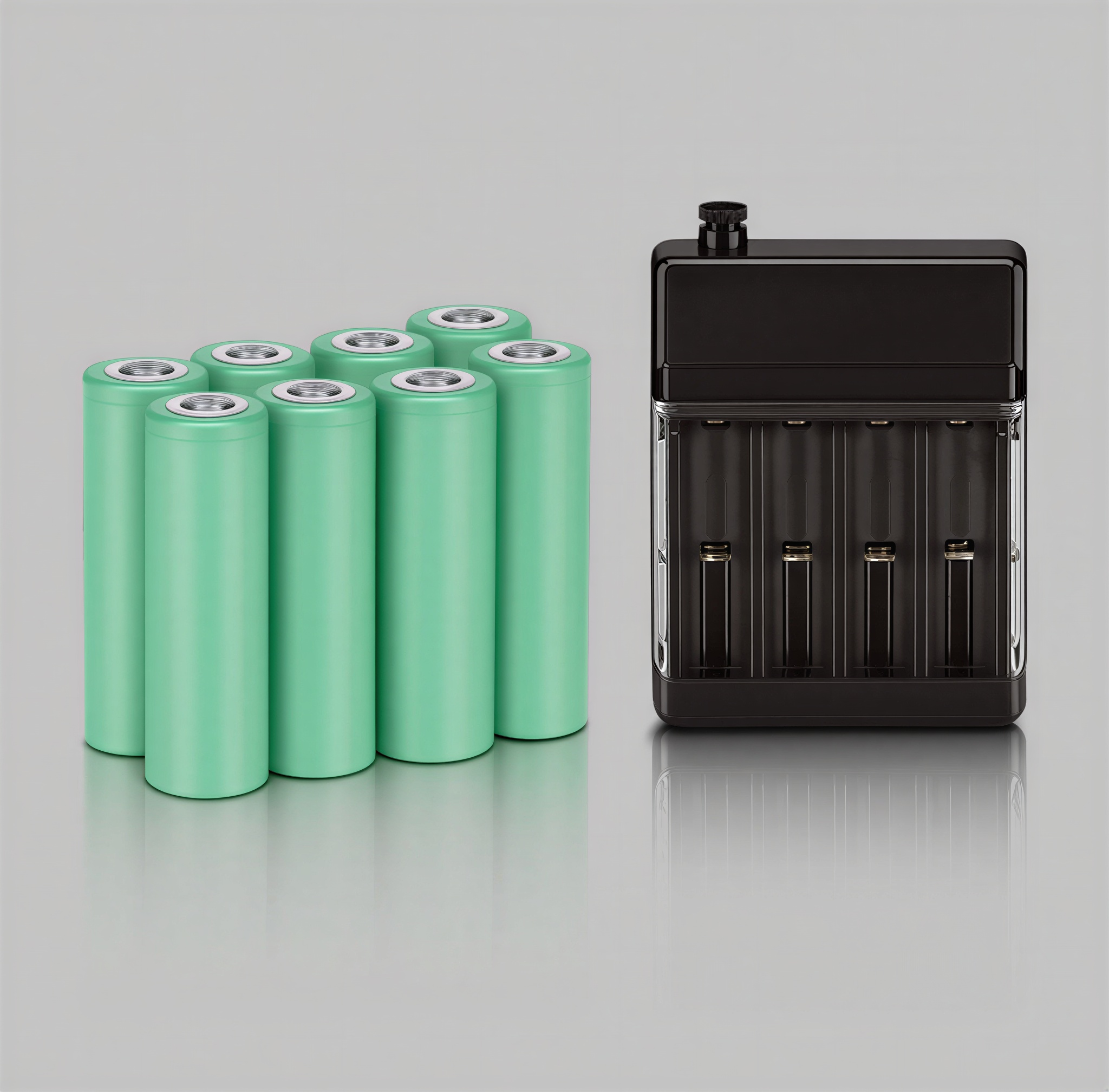 Batteries : Accus au lithium rechargeables avec chargeur
