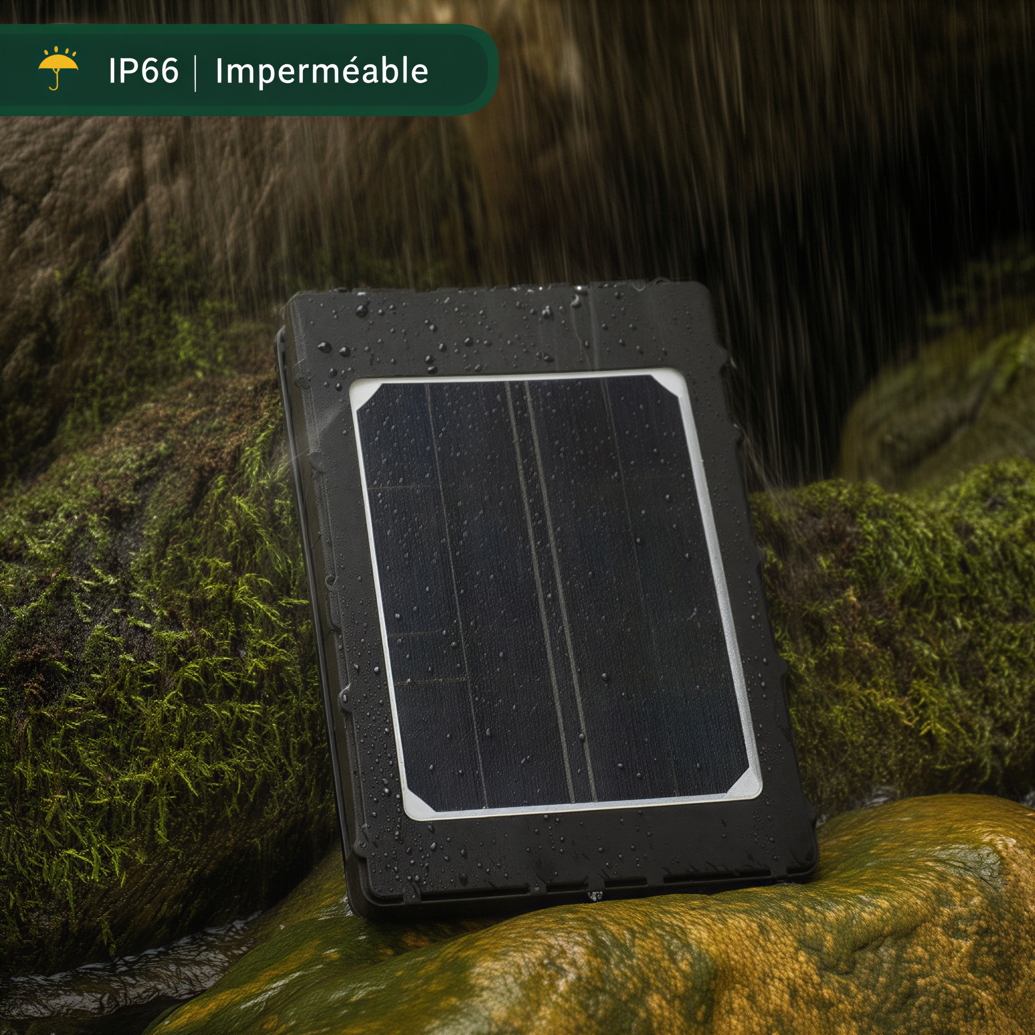 Panneau solaire pour caméra de chasse