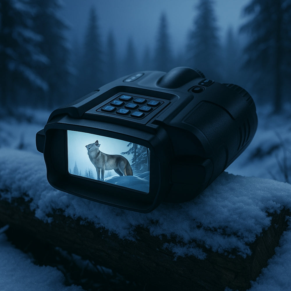 Jumelles vision nocturne 4K et batterie longue durée