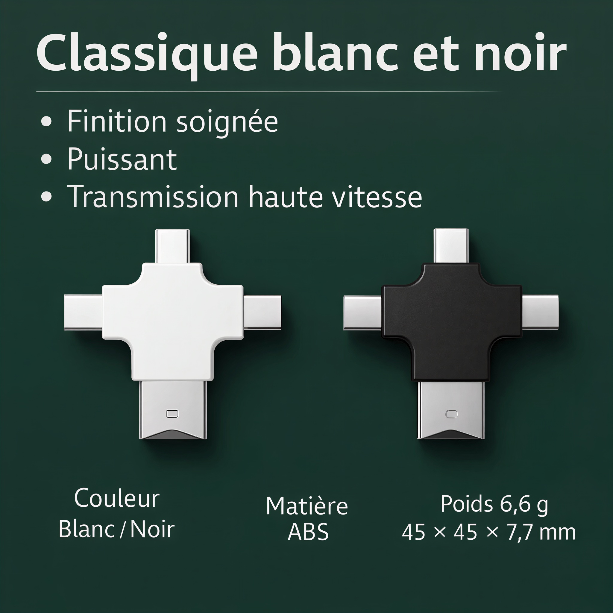 Adaptateur carte SD compatible iPhone & Android